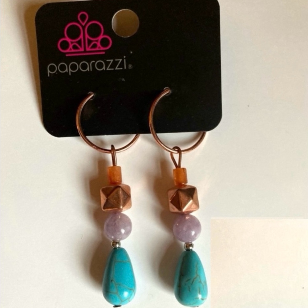 NWT Turquoise and Copper Earrings
